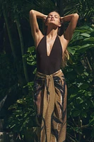 KNOTTED PRINT SARONG