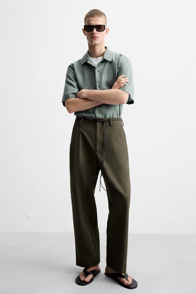 100% LINEN RELAXED FIT SHIRT