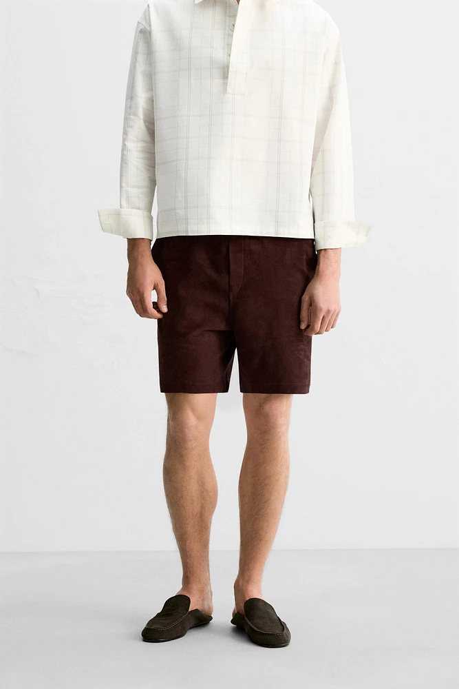 LIMITED EDITION SUEDE SHORTS