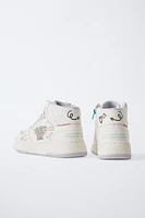 GRAFFITI HIGH TOP SNEAKERS