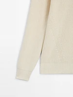 100% cotton knit sweater