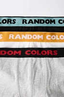 AGES 6-14/ THREE-PACK OF TEXT BOXERS