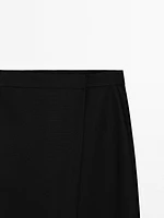Jupe-culotte longue lin