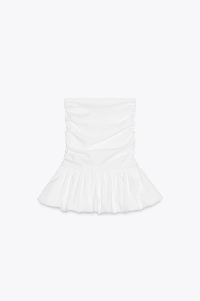 BALLOON STRAPLESS TOP