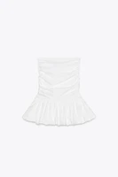 BALLOON STRAPLESS TOP