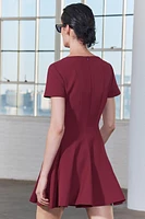 ROBE COURTE GODETS COLLECTION ZW