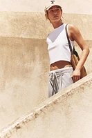 TOP CROPPED EN COTON