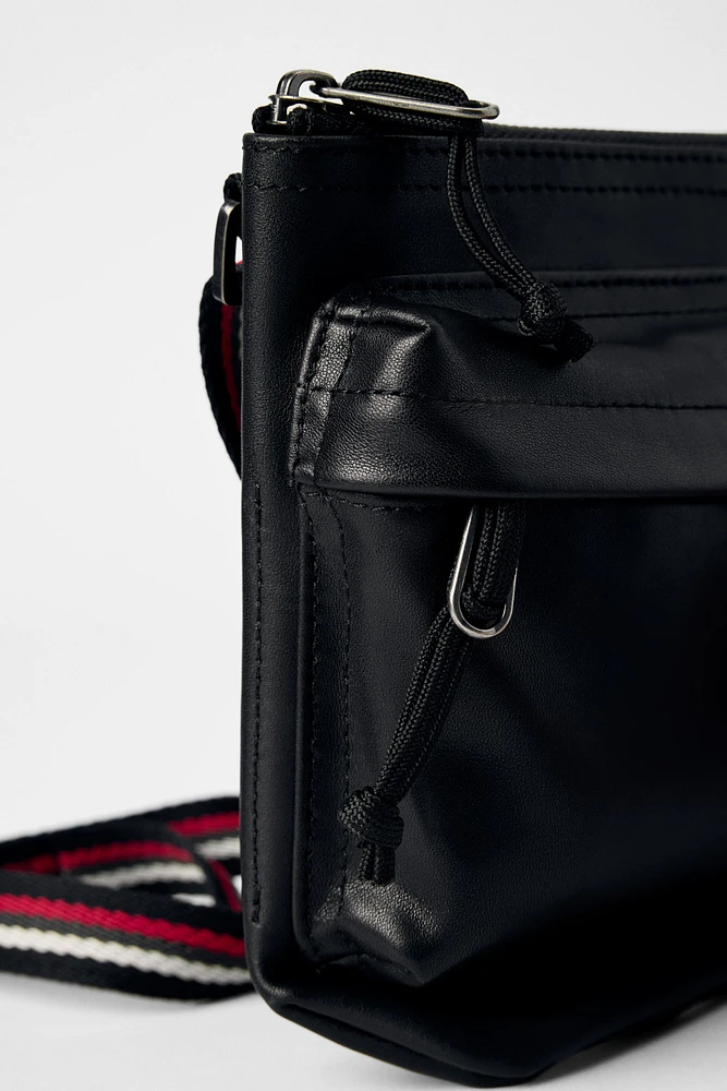SAC BANDOULIÈRE EN CUIR BOBBY GILLESPIE X ZARA