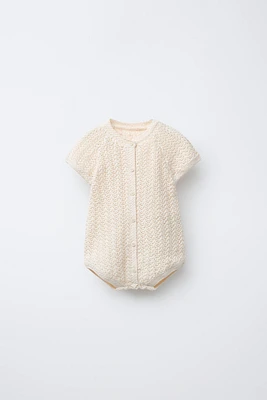CROCHET KNIT ROMPER