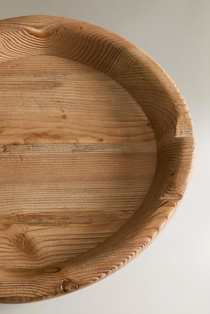 DECORATIVE WOODEN BOWL