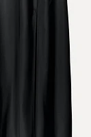 ROBE LONGUE SATINÉE 50E ANNIVERSAIRE