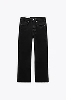 JEAN TRF CROPPED FLARE TAILLE HAUTE