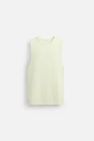 T-SHIRT DÉBARDEUR VISCOSE ET LIN