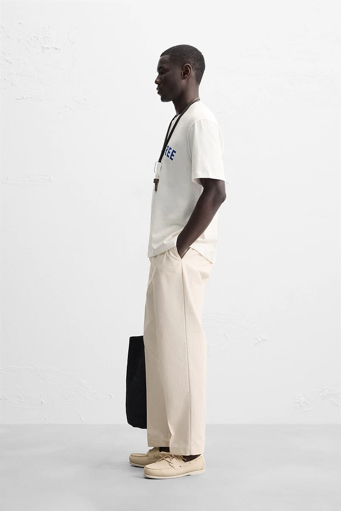 PANTALON REGULAR FIT À CHEVRONS
