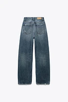 JEAN TRF CURVED TAILLE HAUTE