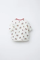 T-SHIRT TEXTURÉ IMPRIMÉ MICKEY ET MINNIE MOUSE © DISNEY