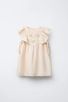 100% LINEN FLORAL DRESS