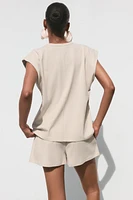 RUSTIC DROP SHOULDER T-SHIRT