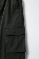 TECHNICAL WIDE LEG CARGO PANTS