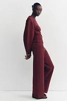 INTERLOCK PANTS WITH OPENING