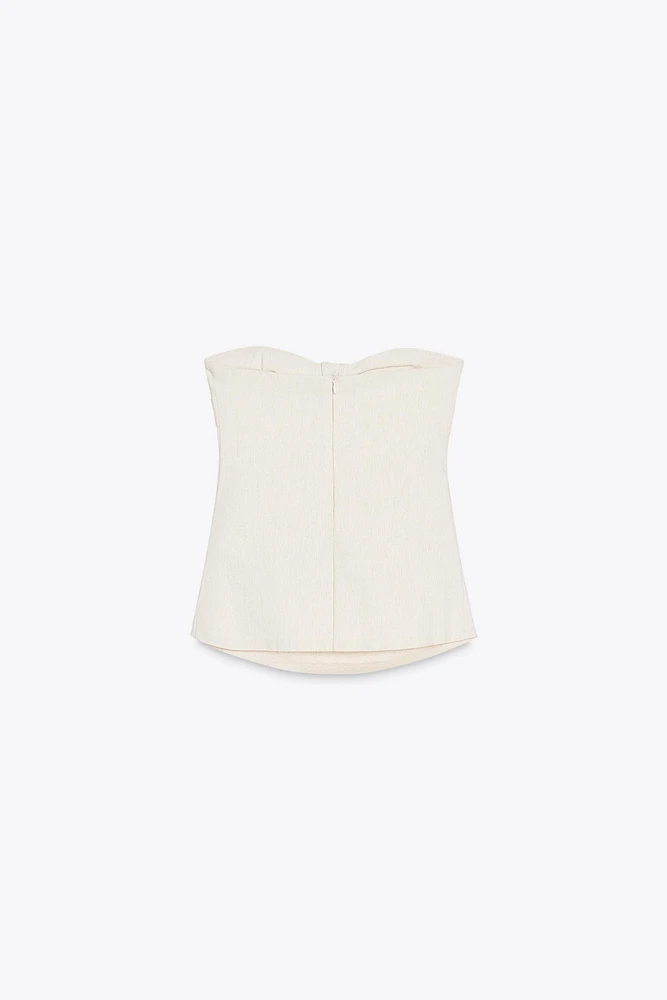 SWEETHEART NECKLINE BUSTIER TOP
