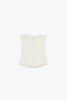 SWEETHEART NECKLINE BUSTIER TOP