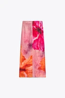 KNOTTED FLORAL PRINT SARONG