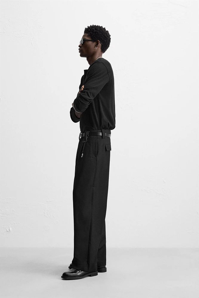 T-SHIRT SEMI-TRANSPARENT COL OUVERTURE