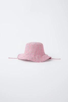 VICHY CHECK BUCKET HAT