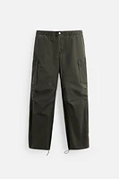 WASHED TECHNICAL CARGO PANTS