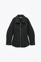 FITTED BALLOON SLEEVE JACKET
