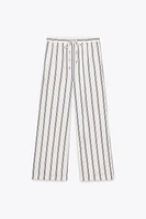 PANTALON PALAZZO À RAYURES ZW COLLECTION