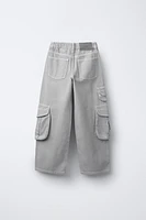 CARGO JEANS WITH POCKETS