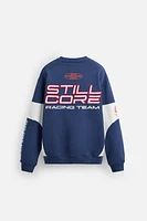 SWEAT CREWNECK IMPRIMÉ RACING