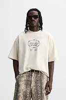 WASHED PRINT T-SHIRT