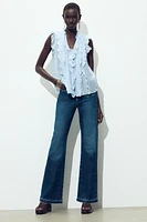 FLOWY RUFFLED TOP