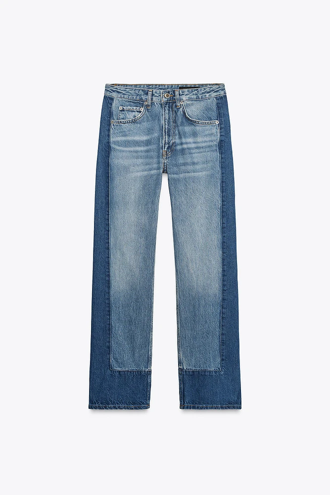 STRAIGHT CUT MID RISE JEANS ZW COLLECTION