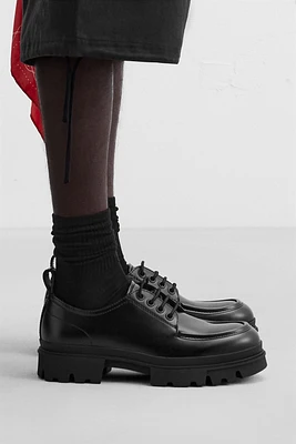 CHUNKY MOC TOE SHOES