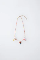 MUSHROOM BEAD NECKLACE