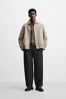 COTTON AND LINEN BLEND JACKET