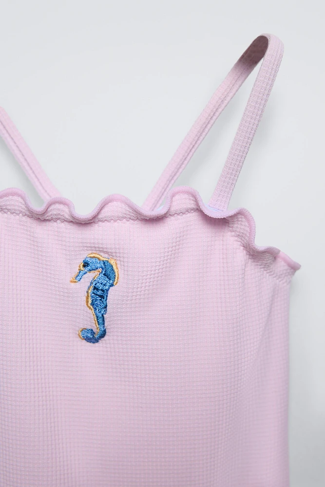2-4 ANS/ MAILLOT DE BAIN HIPPOCAMPE