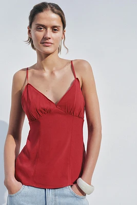 TOP À DÉCOLLETÉ EN V