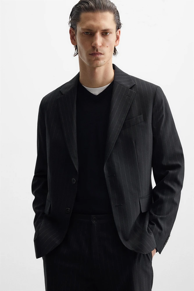 PINSTRIPE SUIT JACKET