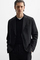 PINSTRIPE SUIT JACKET