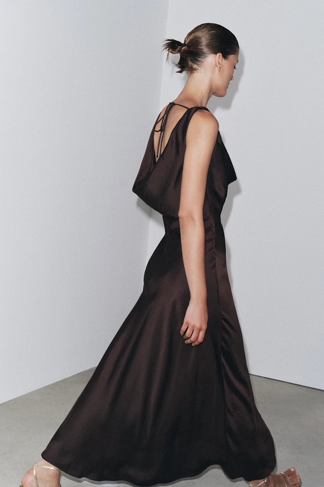 ROBE LONGUE SATINÉE ZW COLLECTION