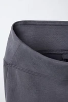 BUTTONED FLARED LEGGINGS