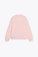 LABEL COTTON SWEATSHIRT
