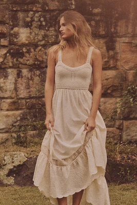 COMBINATION KNIT DRESS