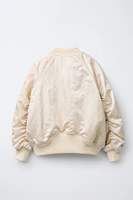 BLOUSON BOMBER SATINÉ