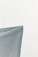 RIB KNIT SHORTS